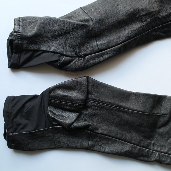 Maison Martin Margiela Pour H&M Leather Black Leggings Drainpipe Trousers - Picture 7 of 11